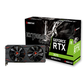 Видеокарта BIOSTAR GeForce RTX 3070 EXTREME GAMING , 8GB GDDR6, 256 Bit, DP, HDMI