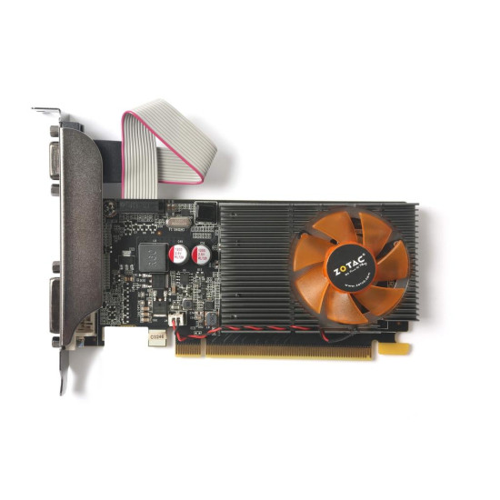 Видеокарта ZOTAC GeForce GT 1030 2GB GDDR5 Low Profile, 64-bit, PCIe 3.0, 1xHDMI, 1xDP