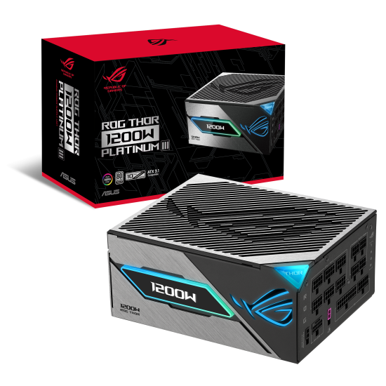 Захранване ASUS ROG THOR III, 1200W, 80+ Platinum, PCIe 5.1, Fully Modular