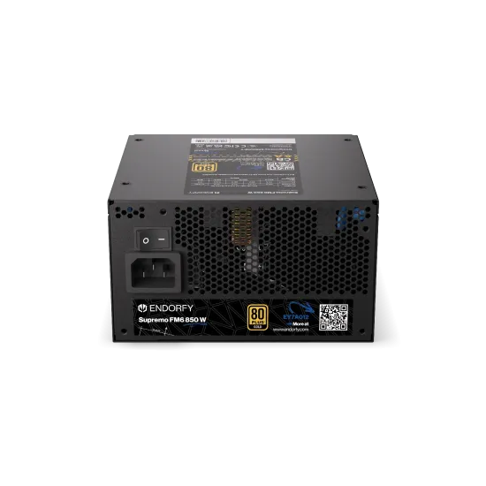 Захранване Endorfy Supremo FM6, 850W, 80+ Gold, PCIe 5.1, Fully Modular