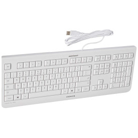Клавиатура CHERRY KC 1000, USB, White