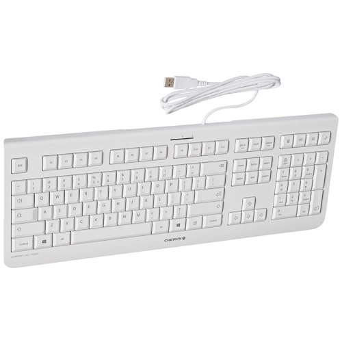Клавиатура CHERRY KC 1000, USB, White