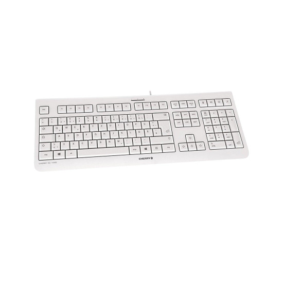 Клавиатура CHERRY KC 1000, USB, White
